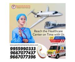 Get ICU-Fitted Panchmukhi Air Ambulance Services in Delhi with Quality Medical Care