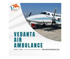 With Advanced Medical Support Utilize Vedanta Air Ambulance from Kolkata