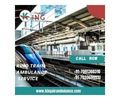 Select King Train Ambulance Service in Kolkata with an Expert Doctor Team