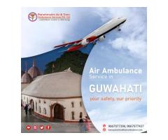 Pick Most Demandable Panchmukhi Air Ambulance Services in Guwahati with CCU