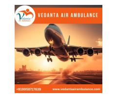 With Apt Medical Features Take Vedanta Air Ambulance from Chennai