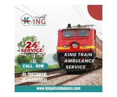 Pick emergency patient transfer by King Train Ambulance Service in Patna