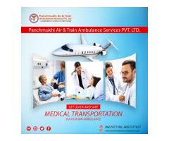 Avail of Panchmukhi Air Ambulance Services in Gorakhpur with Critical Care Unit