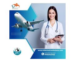 Take Top-grade Vedanta Air Ambulance Service in Indore for Advanced Medical Support