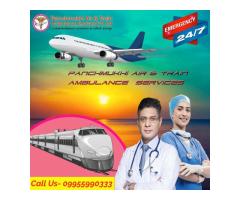 For the Life-Care Shift of the Patient Hire Panchmukhi Air Ambulance Service in Kolkata