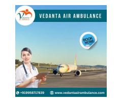 For Life-Care ICU Features Take Vedanta Air Ambulance Service in Bhopal