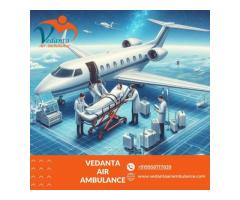 For Advanced Patient Transfer Book Vedanta Air Ambulance Service in Varanasi