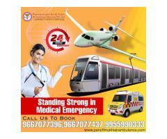 Book Low-Cost Panchmukhi Air Ambulance Services in Ranchi with Finest Medical