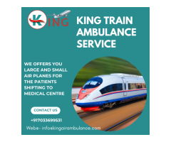 Avail King Train Ambulance Service In Chennai With  A Healthcare Competent Doctor Team