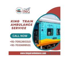 Select King Train Ambulance Service in Ranchi with all medical facilities