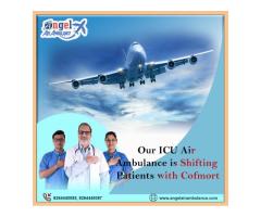 Book Angel Air Ambulance Service in Kolkata with Hi-tech Medical Equipment