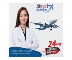 Book Reliable Medical Support Angel Air Ambulance Service in Patna