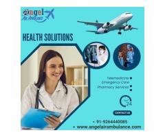 Hire Angel Air Ambulance Service in Guwahati-Masterly Medical Facility