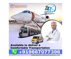 Panchmukhi Air and Train Ambulance in Patna with Qualified Medical Team