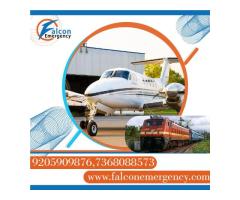 With Apt Medical Care Hire Falcon Emergency Train Ambulance Services in Patna