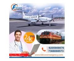 With Effective Medical Hire Falcon Emergency Train Ambulance Services in Guwahati