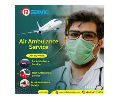 Book Medivic Aviation Train Ambulance Service in Varanasi with Life-Saving Patient Transfer