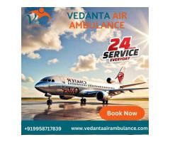 Book Safest Vedanta Air Ambulance Services in Raipur to Easily Transfer of Patient