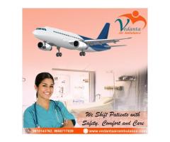 Book Vedanta Air Ambulance in Kolkata with Faultless Medical Support