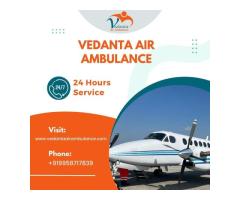 Select Vedanta Air Ambulance from Guwahati with Mandatory Medical Treatment