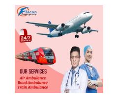 Take Specialized Medical Care from Falcon Train Ambulance Services in Raipur