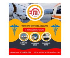 Book High-tech Medivic Aviation Train Ambulance Services in Raigarh with ICU Setup