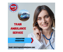 Get MPM Train Ambulance In Patna With Life-Saving Cardiac Monitor