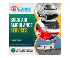 Use Top-Level Medivic Aviation Train Ambulance in Raipur with High-tech Ventilator Features