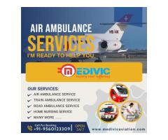 Avail of World-class Medivic Aviation Train Ambulance from Patna with Ventilator Features