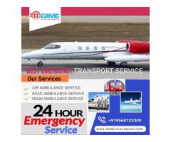 Take Medivic Aviation Train Ambulance Service in Guwahati with Advanced Ventilator Features