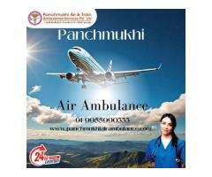 Get Low-Cost Panchmukhi Air Ambulance Services in Guwahati with Medical Unit