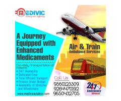 For High-tech ICU Setup Hire Medivic Aviation Train Ambulance Services in Chennai