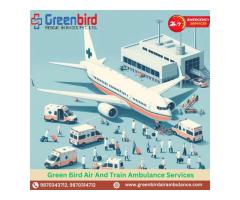 Hire ICU-Attached Green Bird Air and Train Ambulance Services in Muzaffarpur with Proper Care