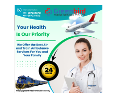 Greenbird Air and Train Ambulance from Vadodara – Easy and Modern