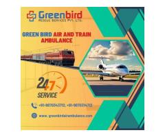 Book Green Bird Air and Train Ambulance Service in Chennai with Hi-tech Medical Tool