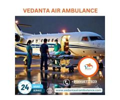 Use Top-class Vedanta Air Ambulance Service in Siliguri with High-tech Medical Facilities