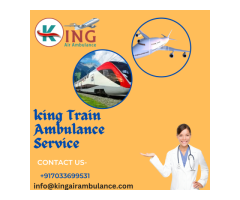 Use King Train Ambulance Service in Kolkata  for Emergency Transfer