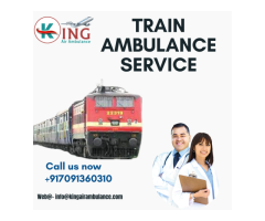 Acquire  King Train Ambulance Service In Dibrugarh At The Most Reasonable Price