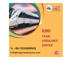 Use King Train Ambulance Service In Varanasi With Unique Model Machines