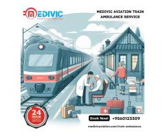 Book Medivic Aviation Train Ambulance Service in Lucknow for Emergency Healthcare Team