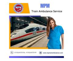 Get Classy MPM Train Ambulance Service in Varanasi with Ventilator Setup