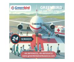 Hire Greenbird Air and Train Ambulance Services in Ahmedabad with Competent Healthcare Support