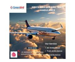 Hire Greenbird Air and Train Ambulance Services in Bagdogra with Modern Medical Machines