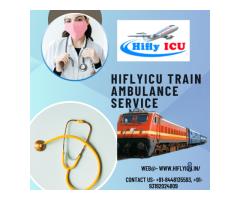 Excellent Train Ambulance Service in Delhi by Hiflyicu