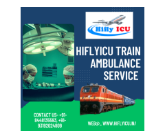 Crucial Care Train Ambulance Service in Patna by Hiflyicu