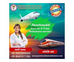 Get Patients Shifted to a Distant Location - Hire Panchmukhi Train Ambulance in Patna