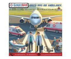 Pick Affordable Green Bird Air Ambulance Services in Varanasi with CCU Facility