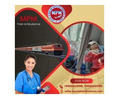 Hire Matchless MPM Train Ambulance Service in Ranchi at Affordable Price