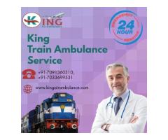 Hire King Train Ambulance Service Provider in Patna with an ICU setup