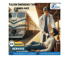 Pick Falcon Train Ambulance Services in Patna with Superb Medical Care